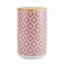 Bone Dry Lattice Collection Pet Bowl Canister Treat Canister 4x65 Rose