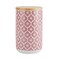 Bone Dry Lattice Collection Pet Bowl Canister Treat Canister 4x65 Rose
