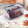 ANYPROLUS Bread Box for Homemade Bread Boxes for Kitchen Counter Airtight Time Recording Bread Storage Container with Lid Bread Containers Storage Airtight Loaf Bread Keeper Large