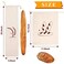 Augshy 4 Packs Linen Bread Bags for Homemade Bread Unbleached Reusable Bread Storage Bakery Baguette