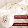 Augshy 4 Packs Linen Bread Bags for Homemade Bread Unbleached Reusable Bread Storage Bakery Baguette