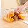 Gagee Bread Box for Kitchen CountertopAcrylic Bread Storage Container for Homemade BreadCookies Bagels Muffins Bread Holder with Roll Top LidClear