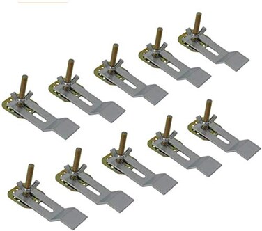 Homydom Undermount Sink Clips Sink Brackets Epoxy Sink Clips 10 Pack Kit Kitchen Bathroom Sink Supports