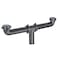 EZ-FLO EZFLO 112 Inch x 16 Inch Kitchen Sink End Waste Center Outlet with Baffle in Tee Slip Joint Connection for Tubular Drain Applications Black Polypropylene 35319