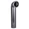 EZ-FLO EZFLO 112 Inch x 16 Inch Kitchen Sink End Waste Center Outlet with Baffle in Tee Slip Joint Connection for Tubular Drain Applications Black Polypropylene 35319