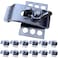 SGTBQLL SUS 304 Stainless Undermount Sink Bracket Clip Universal Heavy Duty Epoxy Undermounting Sink Washwash Basin Support ClampsPackage Of 12