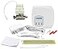 FloodStop Ice Maker Leak Detector Kit with Automatic Water ShutOff and VisualAudible Alarms 14 Compression