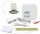 FloodStop Ice Maker Leak Detector Kit with Automatic Water ShutOff and VisualAudible Alarms 14 Compression