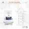 Aquaboon 5 Micron 10 x 25 Grooved Sediment Water Filter Replacement for Whole House Filter Cartridge Compatible with AP110 WHKFGD05 CFS110 25Pack