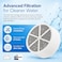 Crystal Quest Bath Ball Replacement Cartridge Removes Chlorine PFAS Odors EasytoInstall Water Filter EcoFriendly Durable SkinSafe Built in the USA