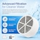 Crystal Quest Bath Ball Replacement Cartridge Removes Chlorine PFAS Odors EasytoInstall Water Filter EcoFriendly Durable SkinSafe Built in the USA