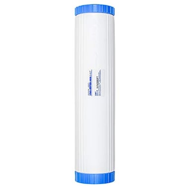 APPLIED MEMBRANES Water Softening Filter Cartridge 45 x 20 to fit 20 Housing Ion Exchange Filter Softens Water Great for Washing Machines and Appliances 45 x 20