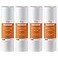 iSpring FP150X4 10x25 Universal Sediment Water Filter Replacement Cartridges 50 Micron Multilayer Sediment Filter 4 Pack