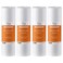 iSpring FP150X4 10x25 Universal Sediment Water Filter Replacement Cartridges 50 Micron Multilayer Sediment Filter 4 Pack