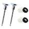 CChiai Bathtub Spout Diverter Repair Kit 2PCS Switching Stem 2PCS Cup Seal Gate Bathroom Shower Tub Faucet Leak Repair Replacement Part
