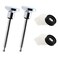 CChiai Bathtub Spout Diverter Repair Kit 2PCS Switching Stem 2PCS Cup Seal Gate Bathroom Shower Tub Faucet Leak Repair Replacement Part