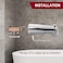 Westbrass E5074D1F26 7 Reach Wall Mount Tub Spout with Diverter for Copper Pipe Polished Chrome