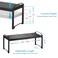 X-cosrack 4 Pack Kitchen Cabinet Shelves Organizers Kitchen Counter Storage Shelf Spice Rack Expandable Length Adjustable Height Stackable Sturdy 30LBS Bearing Small Cupboard Tabletop Organizer Shelf