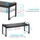 X-cosrack 4 Pack Kitchen Cabinet Shelves Organizers Kitchen Counter Storage Shelf Spice Rack Expandable Length Adjustable Height Stackable Sturdy 30LBS Bearing Small Cupboard Tabletop Organizer Shelf