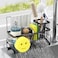 Adurei Sponge Holder for Kitchen Sink 304 Stainless Steel SelfDraining Sink Caddy with Smiley Face Sponge and Brush Holder Towel Bar and Divider Kitchen Gadgets Organizer for Countertop Black