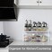 LJHFUQHUHU Expandable Cabinet Shelf Organizer Riser for Kitchen Pantry Cupboard Under Sink Countertop white 82D 122216W 104H