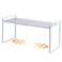 LJHFUQHUHU Expandable Cabinet Shelf Organizer Riser for Kitchen Pantry Cupboard Under Sink Countertop white 82D 122216W 104H