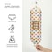 IHopes+ Flower Grocery Bag Organizer Plastic Bag Holders for Kitchen Pantry Laundry Room Home Decor Gifts