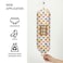 IHopes+ Flower Grocery Bag Organizer Plastic Bag Holders for Kitchen Pantry Laundry Room Home Decor Gifts