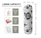 HiLus Grocery Bags Holder Organizer Wall Mount Plastic Bags Storage Container Dispensers Pet Lovers Home Kitchen Essentials