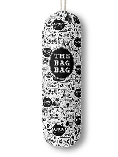 HiLus Grocery Bags Holder Organizer Wall Mount Plastic Bags Storage Container Dispensers Pet Lovers Home Kitchen Essentials