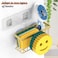 MURLONG Sponge Holder Smiley Face Sink Caddy for Kitchen Sink Sink Organizer Sponge Holder with 2 PCS Suction Cups1 PCS Adhesive Strips Designed for Sponge Soap Dish Brush ScrubberGold