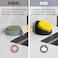 NiHome Silicone Sponge Holder Compatible with Scrub Daddy Mommy Sponges for Kitchen Bathroom Auto Draining Organizer Holds Multiple Sponges Cleaning Tools FoodGrade Dishwasher Safe Black