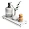 Lyxel Quick Dry Sink Caddy Kitchen Sink Organizer Water Absorbing Stone Tray for Sink Stone Drying Tray Diatomite Faucet Mat Protector Dispenser Sponge Holder Stone Soap Tray for Bathroom Counter