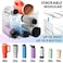 Simple Houseware 3Tier Stackable Water Bottle Storage Organizer Clear Space Saving Bottle Holder for Kitchen Pantry and Refrigerator Fits Stanley 40 oz Tumbler