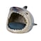 Beachcombers Ceramic Shark Holder For Scrubber Sponge Soap Coastal Beach Decor Decoration 45 x 4 x 45 Blue