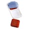 ProKeeper PrepWorks Dishwasher Safe Half Cup 6Serving Leftover Soup Food Storage Freezer Pod Tray with Silicone Lid BlueWhite
