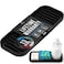 Zulay Kitchen 9x35 Silicone Sponge Holder for Kitchen Sink Flexible Multipurpose Soap Tray Sponge Holder Sink Organizer Tray for Bathroom Makeup Trinkets More Black