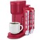 STORAGENIE Coffee Pod Holder for Kerig Kcup Red Side Mount K Cup Storage Coffee Pod Organizer Perfect for Small Counters
