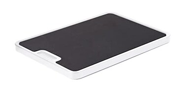 Nifty Solutions Nifty Medium Appliance Rolling Tray White Home Kitchen Counter Organizer Integrated Rolling System NonSlip Pad Top for Coffee Maker Stand Mixer Blender Toaster