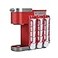 STORAGENIE Coffee Pod Holder for Kerig Kcup Red Side Mount K Cup Storage Coffee Pod Organizer 3 Pack for 15 Pods