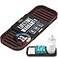 Zulay Kitchen 9x35 Silicone Sponge Holder for Kitchen Sink Flexible Multipurpose Soap Tray Sink Organizer for Kitchen Bathroom Makeup Trinkets More Dark Mahogany