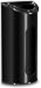 Utopia Kitchen Grocery Plastic Bag Holder and Dispenser Medium Easy Wall Mount Bag Saver Stainless Steel Black