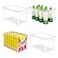 YIHONG Clear Plastic Storage Bins 4 Pack Pantry Organizer Bins with Handle for Kitchen FreezerCabinetCloset Organization and StorageXL