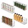 iDesign Small Stackable Storage Bins with Handles for Pantry or Fridge Set of 4 Clear Made in USA