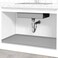 BeesVo Under Sink Mat for Kitchen Waterproof 19 x 19 Silicone Under Sink Liner Kitchen Bathroom Cabinet Protector Mats Heavy Duty Flexible Under Sink Drip Tray with Lip Cool Grey