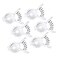 Chef Craft Select Plastic Bread and Bagel Clip 6 Piece Set White