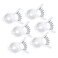 Chef Craft Select Plastic Bread and Bagel Clip 6 Piece Set White