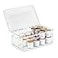 iDesign 2Tier Coffee Pod Holder Lidded Bin Plastic Pantry and Kitchen Storage The Linus Collection 725 x 1075 x 425 Clear