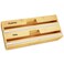 SpaceAid WrapNeat 2 in 1 Wrap Organizer with Cutter and Labels Plastic Wrap Aluminum Foil and Wax Bamboo Dispenser for Kitchen Storage Organization Holder for 12 Roll Natural 2Slot