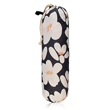 TOGETRUE Plastic Bag Holder Lightweight Wall Mount Floral Grocery Bag Holder Reusable Shopping Bag Storage Holder Organizer for Kitchen Pantry Basic Black
